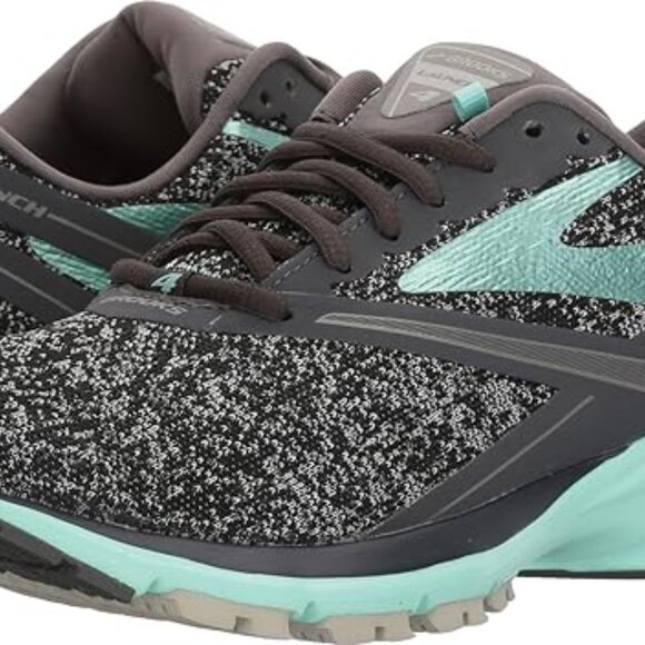 Brooks Womens Launch 4 Anthracite/Beach Glass/Silver 10 NWOT - Picture 2 of 5